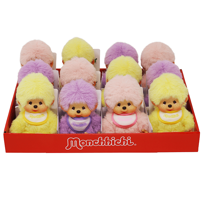 Colors 3 assorted in Counter Display Monchhichi plush doll