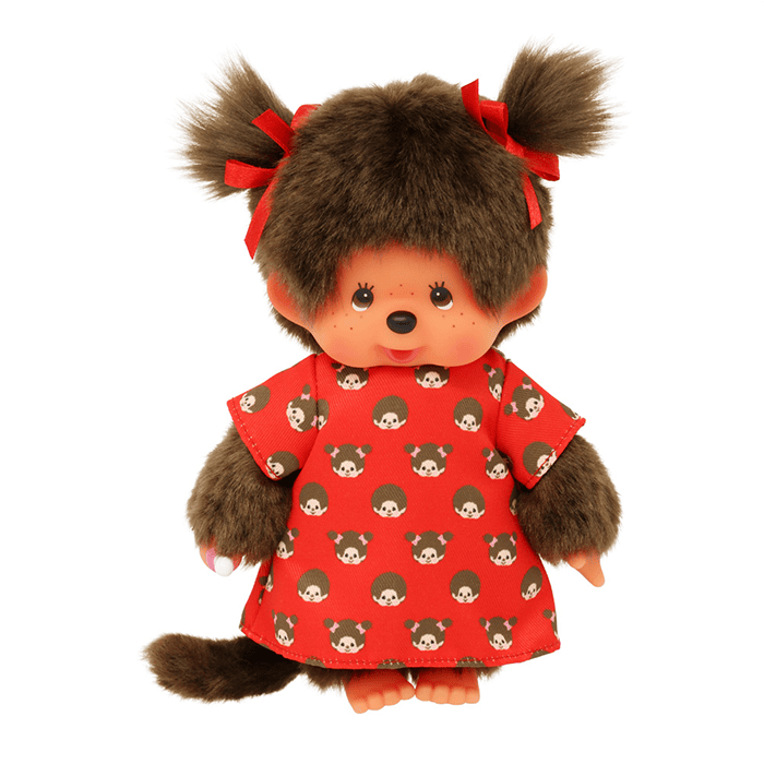 Face Dress Girl Monchhichi plush doll