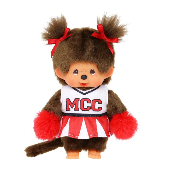 Cheerleader Girl Monchhichi plush doll